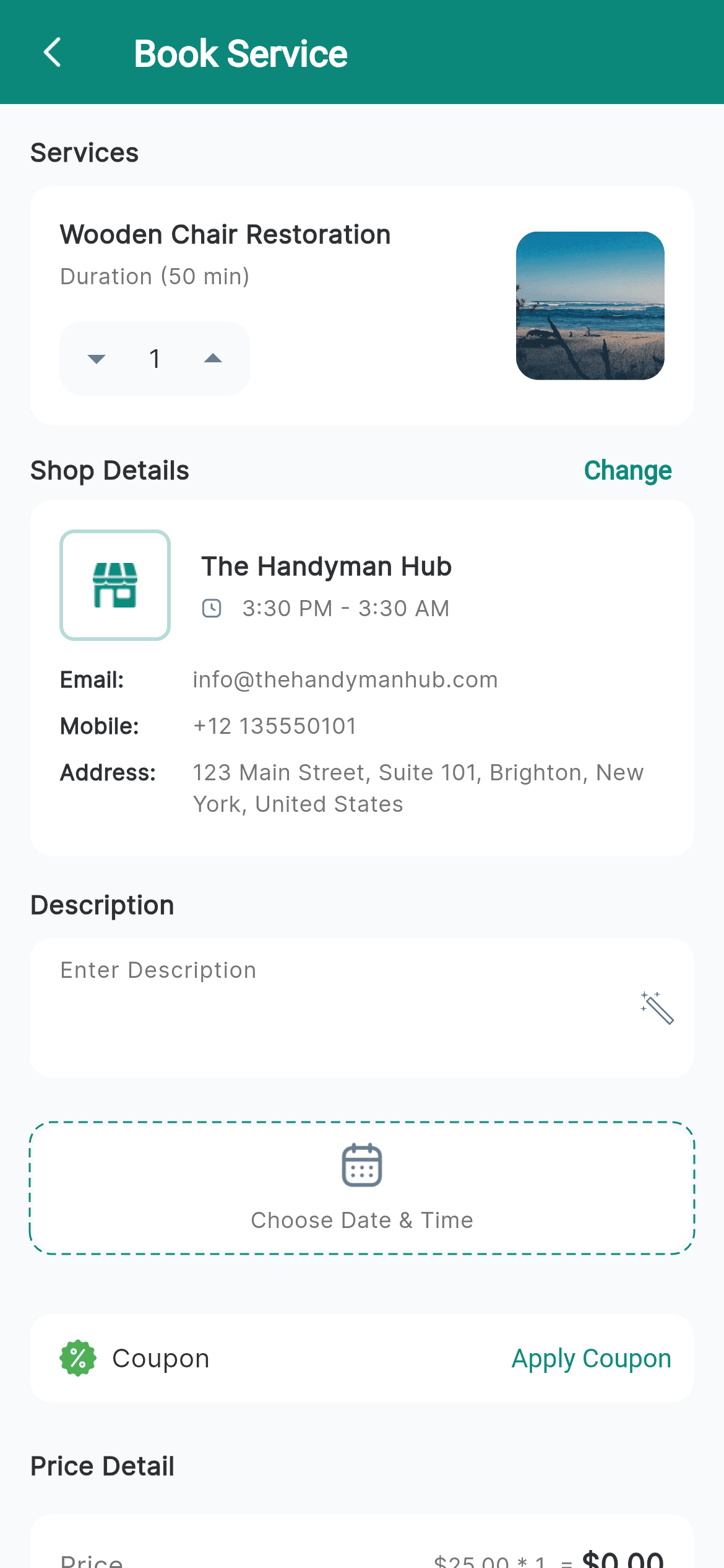 BlongWok customer — book a service