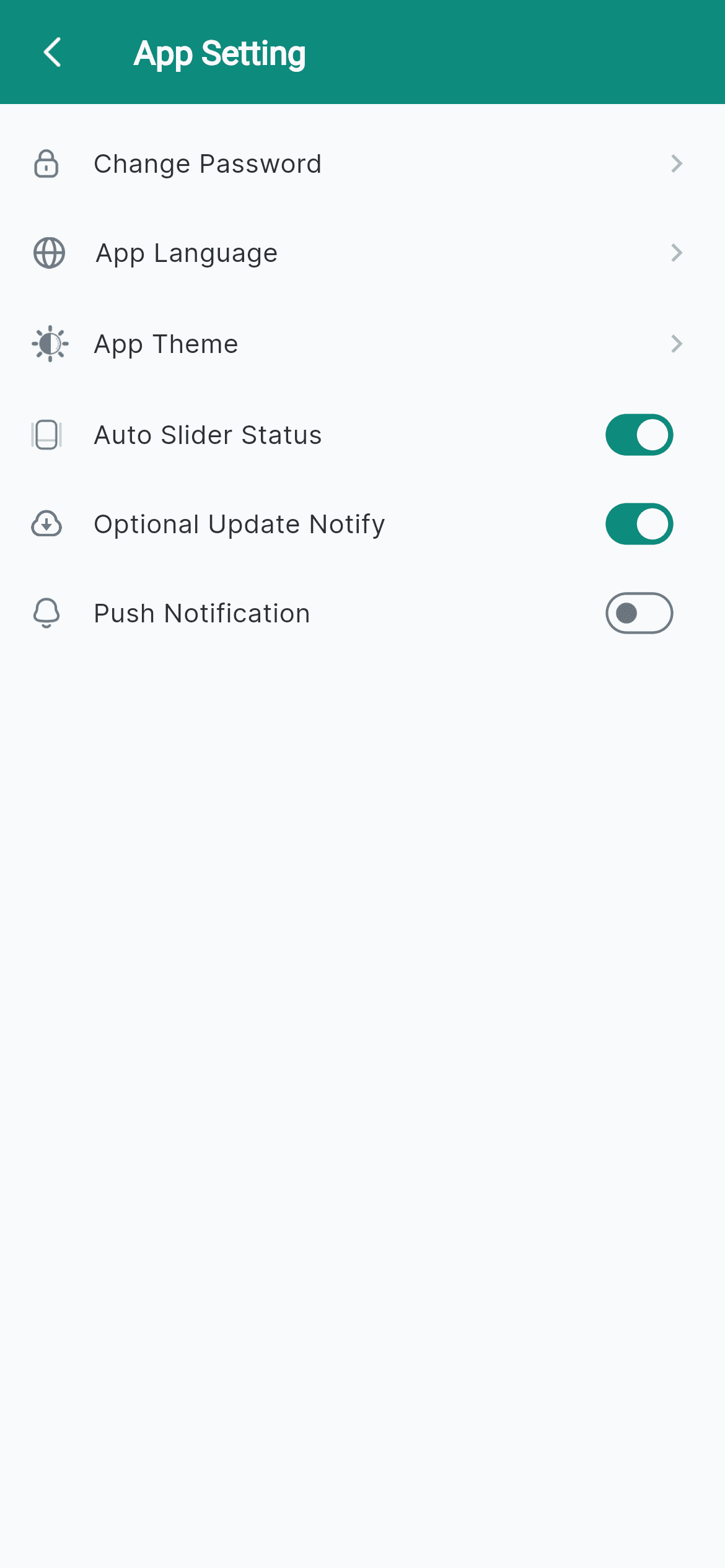 BlongWok customer — settings