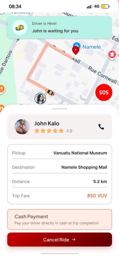 miRidem — live ride tracking